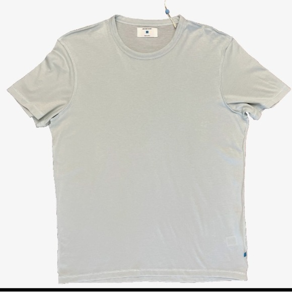 Jason Scott Raymond Crew Tshirt Small Light Blue Classic Soft 100% Pima Cotton - Picture 1 of 11